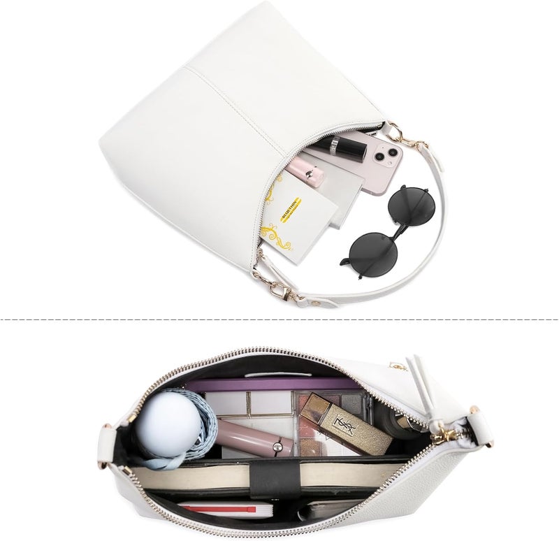 Keyli Small Shoulder Handbags for Women Mini Purse Waterproof Soft Leather Crossbody Bags for Work Shopping Travel - Image 4